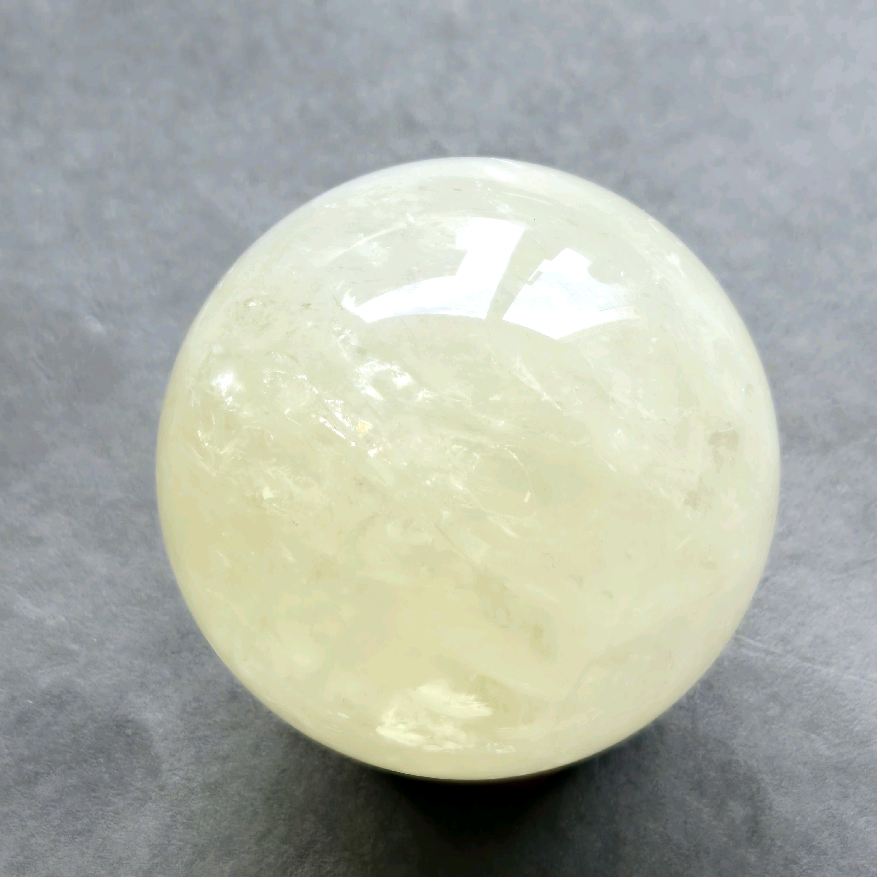 【一点物】虹入り✨シトリン スフィア 丸玉 ✩.*˚天然石×インテリア 一点物】虹入り✨シトリン スフィア 丸玉 ✩.*˚天然石×インテリア