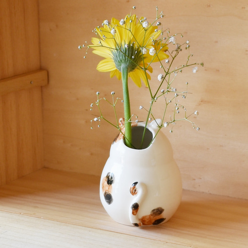 ミケネコ 一輪挿し 一輪挿し・花瓶・花器 陶 華工房 通販 18404850