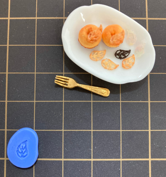 ミニ葉っぱさんクッキー型＊シリコンモールド＊ミニチュア