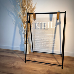 ☆アイアン看板☆Bosendorfer☆ イーゼル 表札・ネームプレート trippy