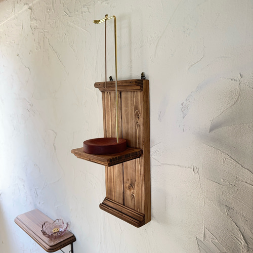 英国 ウォールシェルフ F//アロマ スタンド リビング/店舗 什器