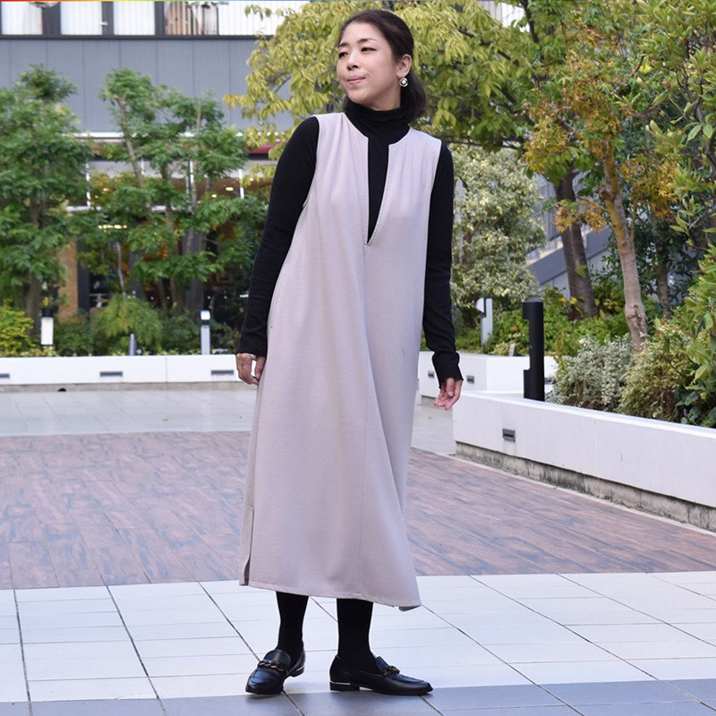 コッキオ　ワンピース　ベージュ 【美品】bitnabi