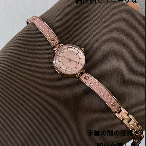高ルックスの腕時計女性らしさ女性の軽さ贅沢小人数高級感女性