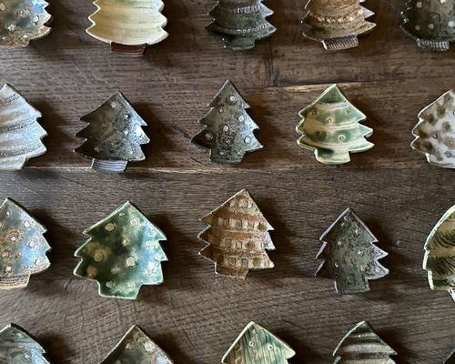 クリスマスツリー豆皿 箸置き アクセサリー入れ その他インテリア雑貨