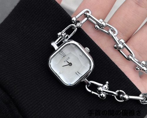 【日本製】時計職人が作ったブレスレットのような華奢腕時計 field work 腕時計 レディース ブレスレット ウォッチ 金属