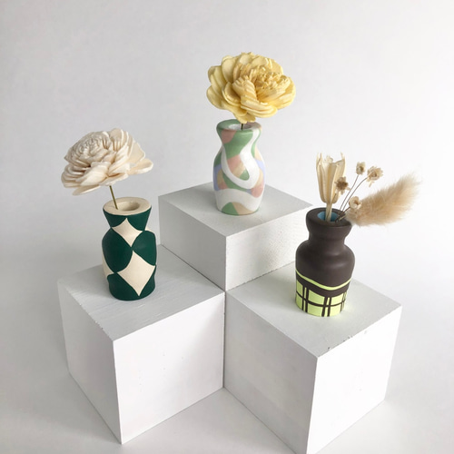 mame vase 【 Mellow 】豆花瓶 小さな一輪挿し 一輪挿し・花瓶・花器