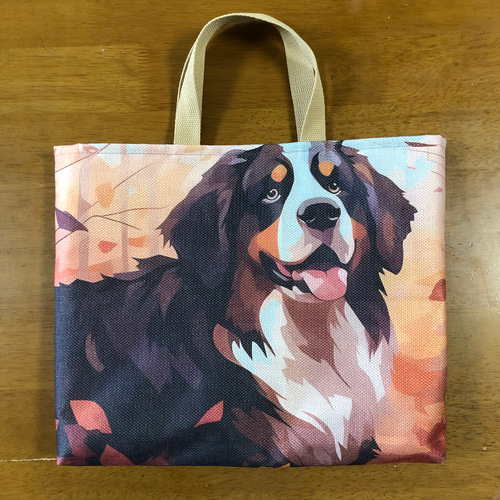 犬柄 ハンドメイド トートバッグ バーニーズマウンテンドッグ トート  