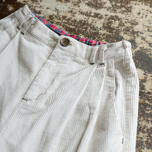 大人カジュアル♪コビトコーデュロイパンツ （24w-08）オフホワイト