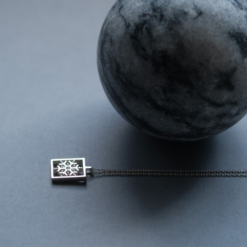 Flame 雪の結晶 ネックレス シルバー925 メンズ ユニセックス