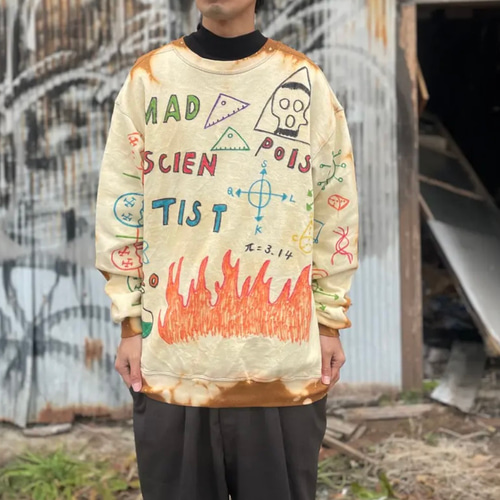 古着　ヴィンテージ　sweat スウェット　トレーナー　リメイク　個性派 VINTAGE - 古着 ヴィンテージ sweat スウェット トレーナー