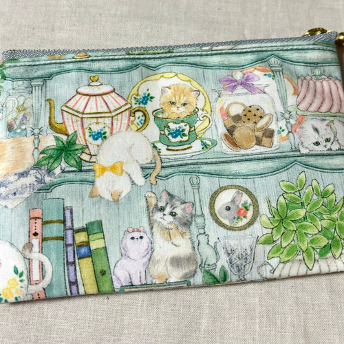 再販⭐︎ユキエモン生地使用⭐︎ミニファスナーポーチ