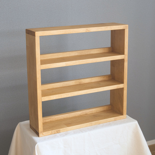 スパイスラック3段【キッチン収納/オープンシェルフ/小物入れ/木製