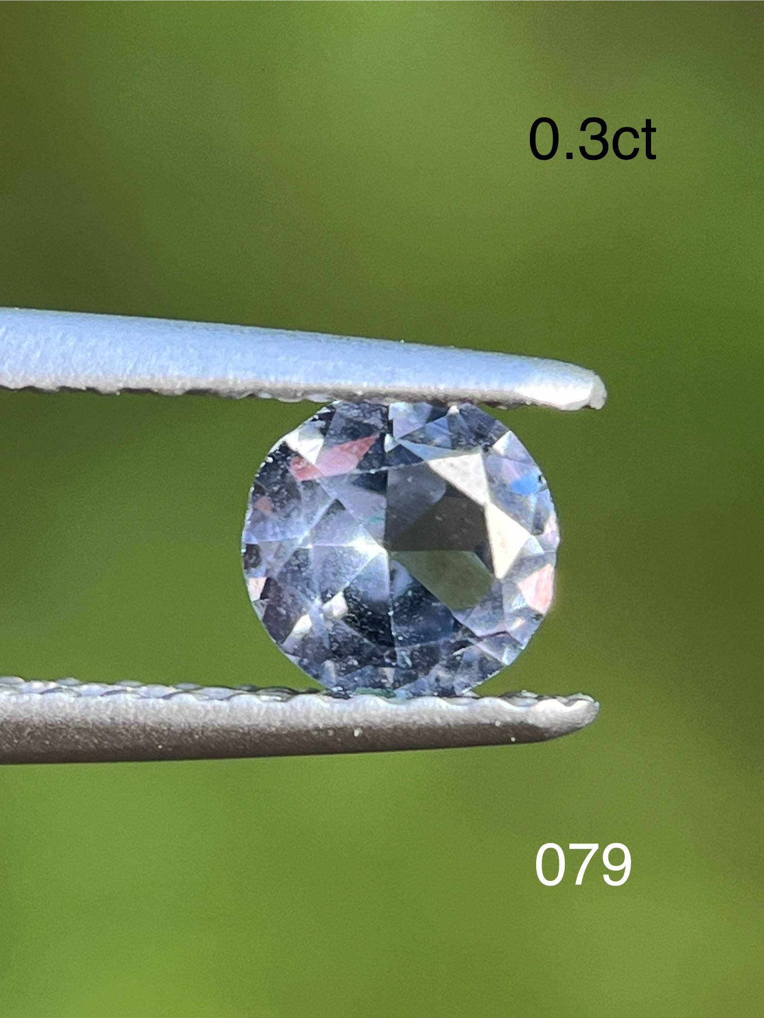 ブルースピネルルース0.3ct天然石,宝石 ジュエリー用Natural