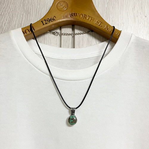 ナンバーエイト ターコイズ トルコ石 シルバー ネックレス ペンダント