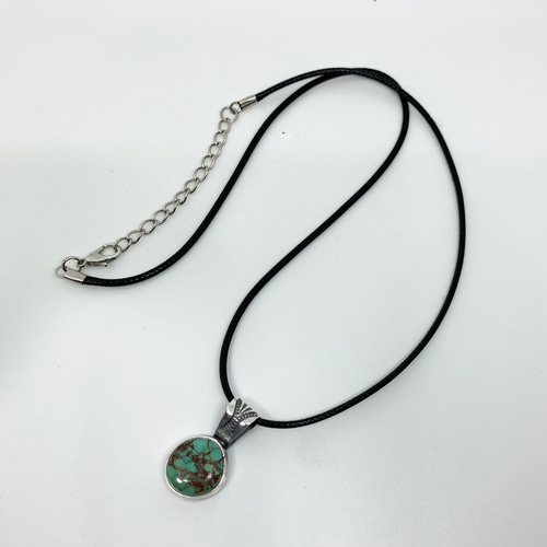 ナンバーエイト ターコイズ トルコ石 シルバー ネックレス ペンダント