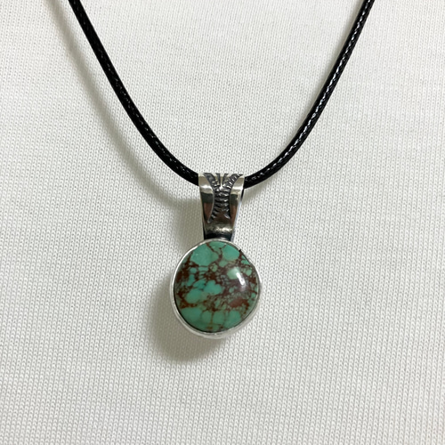 ナンバーエイト ターコイズ トルコ石 シルバー ネックレス ペンダント