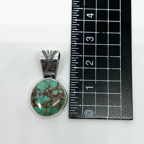 ナンバーエイト ターコイズ トルコ石 シルバー ネックレス ペンダント