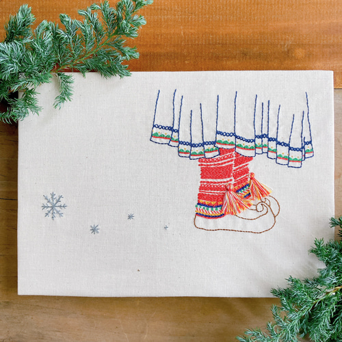 ✳︎刺繍ファブリックパネル✳︎『北欧ラップランド/lapland』 その他