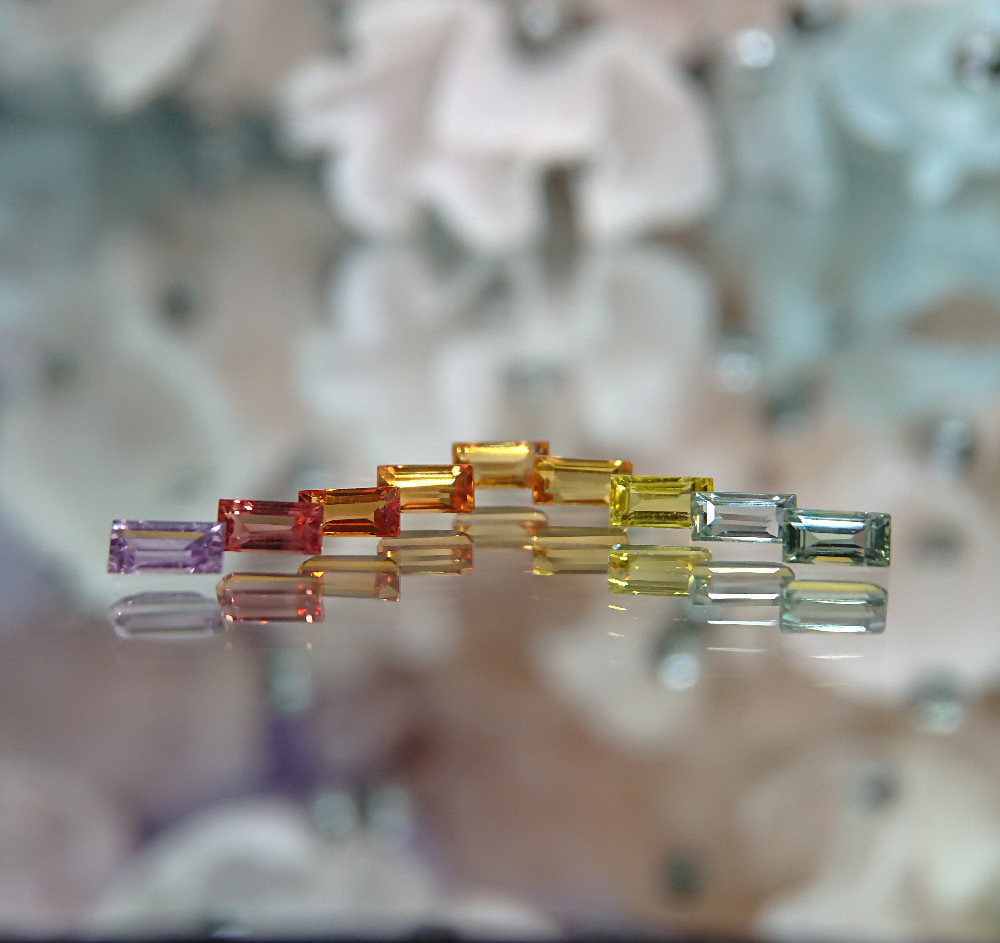 マルチカラーサファイア　セット　1.25ct　☆2670