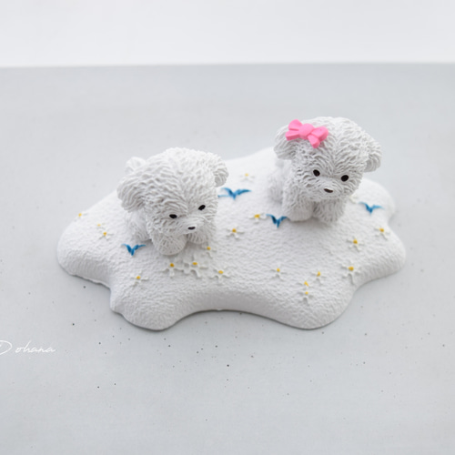 選べるアロマストーン*仲良しトイトイプードル ディフューザー・アロマ