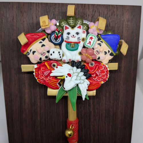 福を集める豆熊手 恵比寿さま、大黒さま その他置物 まめちどり 通販