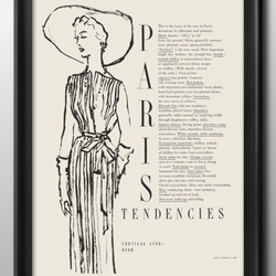 15313□ポスター アート 絵画『パリ フランス ディオール ビンテージ