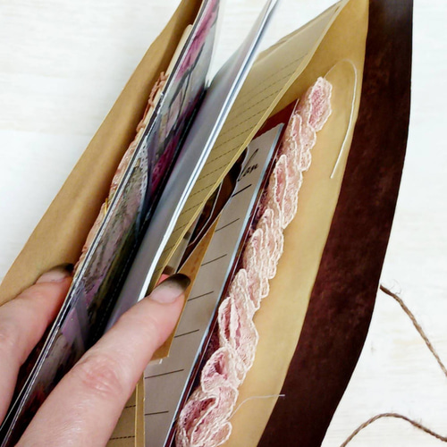 junk journal ジャンクジャーナル雑記帳　蛇腹ファイル junk journal ジャンクジャーナル雑記帳 蛇腹ファイル 平袋付き