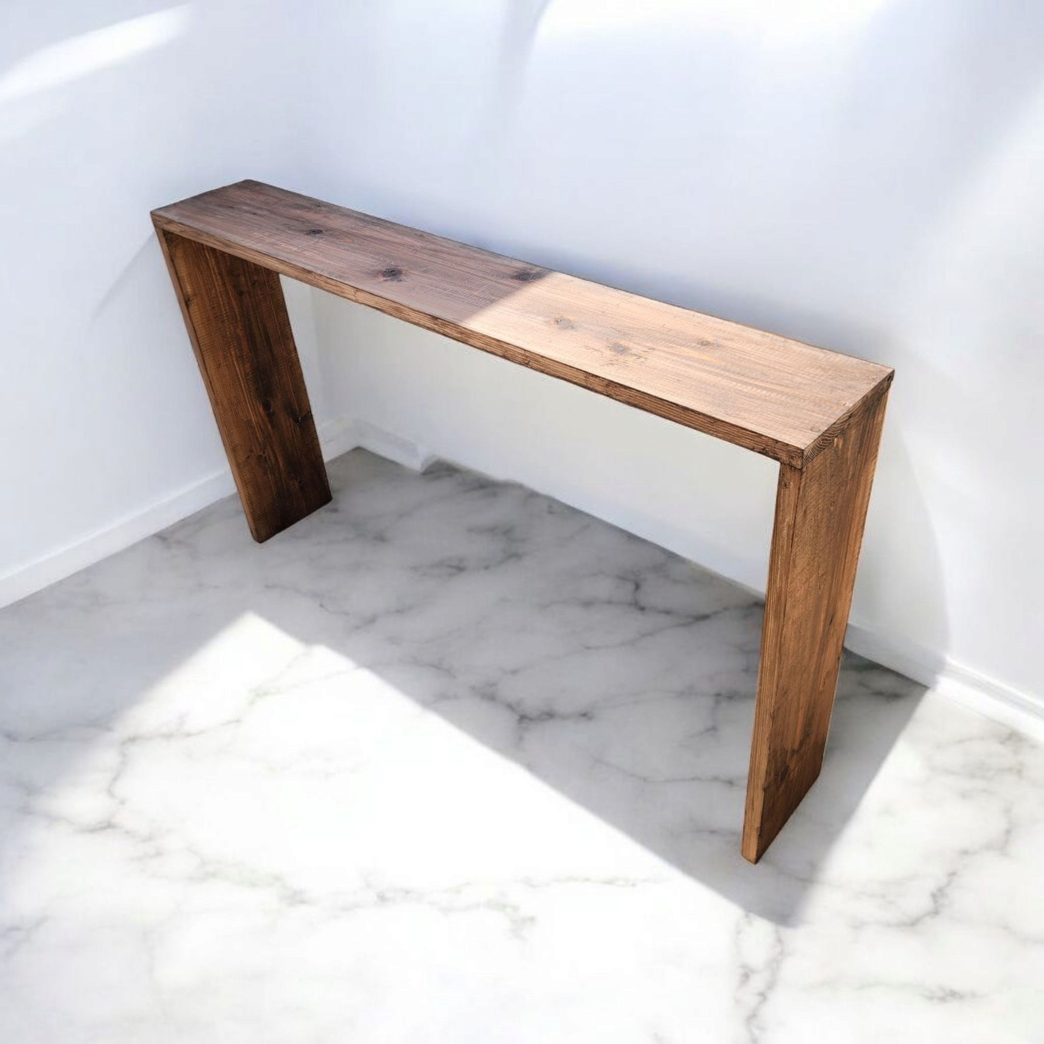 W90タイプ　新生活を彩る/古材風/カウンターテーブル/フラワースタンド/スツール