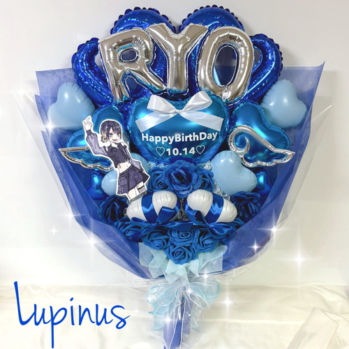 推し活】バルーンブーケ 7文字 生誕祭 誕生祭 推し活 卒業式 成人式
