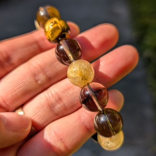 自慢できるデザイン 金彫皇帝龍ドラゴンアゲート×タイチンルチル