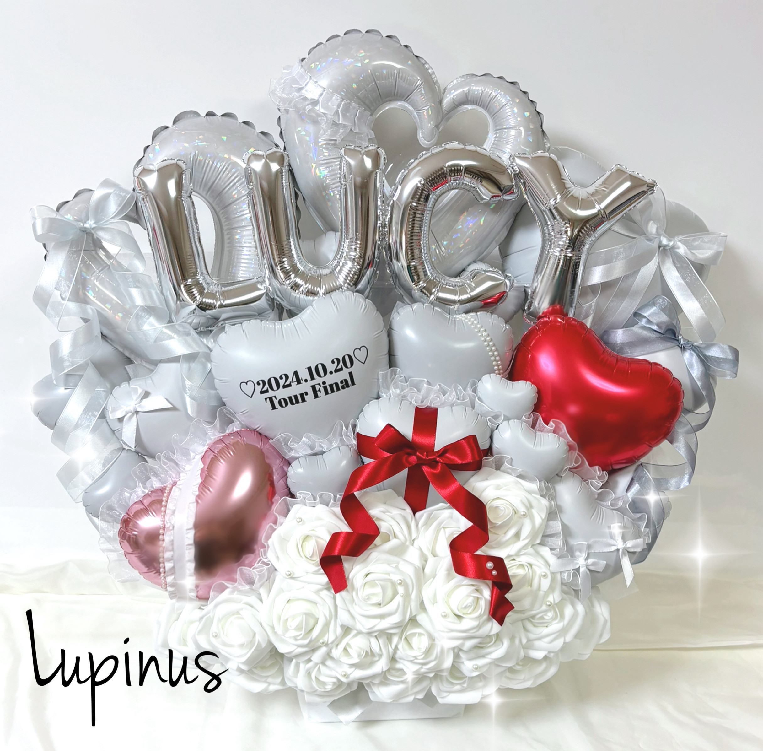 【推し活】バルーンアレンジ 4文字 推し活 生誕祭 誕生祭 卒業式 成人式