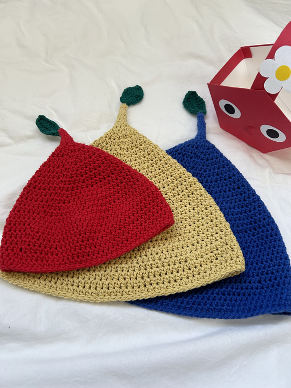 春夏＊どんぐり帽子＊日本製コットン100＊ 帽子(ベビー・キッズ) RuRi  