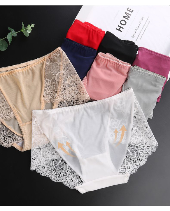 レース付きショーツ3枚セット Lace Ladies ショーツ 「3色組」セットでお得♪ショーツ 3色3枚