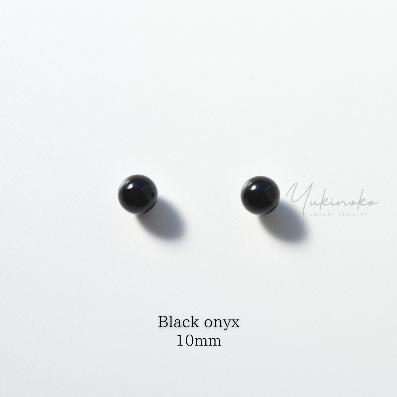 カービングピアス もさ様 ブラックオニキス