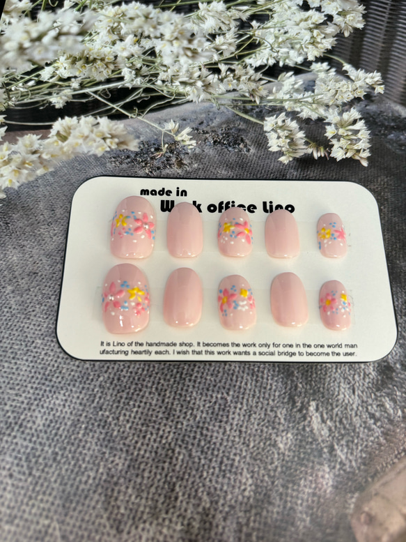 花卉59 59 お花のネイルチップ ネイルチップ（つけ爪） 雑貨Lino 通販