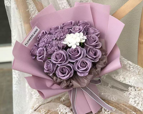 即日枯れないお花ソープフラワー花束 母の日造花 花 敬老の日フラワー