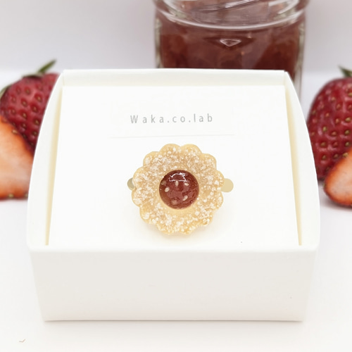 ジャムクッキーのリング 指輪・リング Waka.co.Lab ワカコラボ 通販