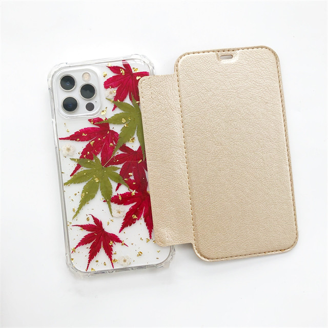 紅葉 カエデケース 押し花ケース 手帳型スマホケースiPhone17Pro/17ProMax/16e/GalaxyS26 4,391円