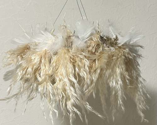 ivorynoon パンパス ドライフラワー フライングリース 天使の羽 天使の