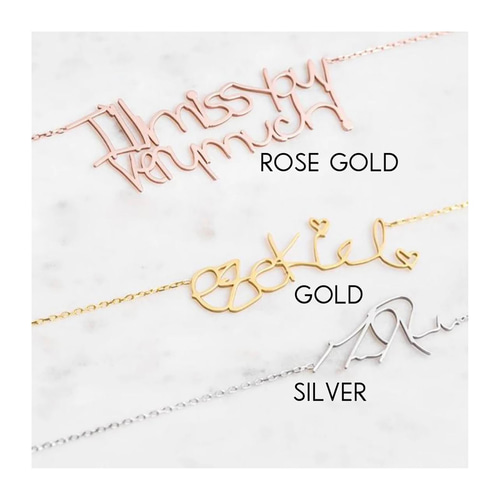 ぷっくり可愛い3Dハート♡手書きメッセージを刻印☆名入れオーダー