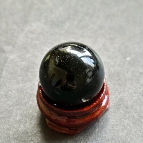 一点物】モリオン 黒水晶 スフィア 丸玉 ✩.*˚天然石×インテリア 