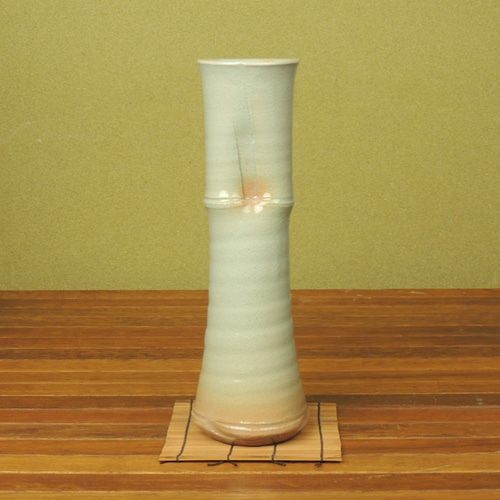 萩焼 花瓶 一輪挿し（竹） 一輪挿し・花瓶・花器 土和窯（つち
