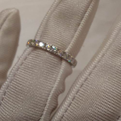 フルエタニティ リング 2mm モアッサナイト モアサナイト Q2ui6a88n