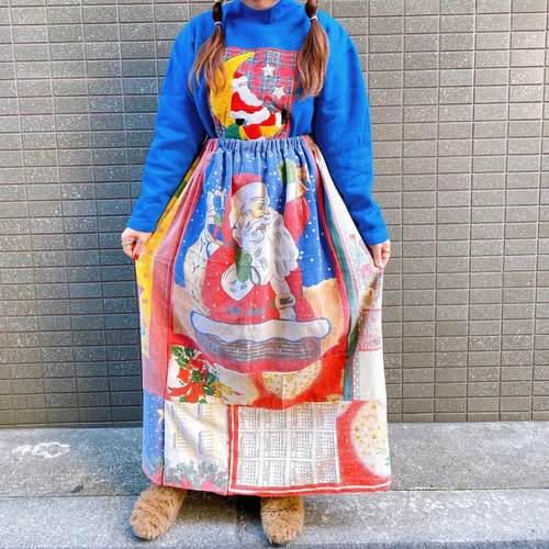 古着 ヴィンテージ vintage スカート パッチワーク ファブリック