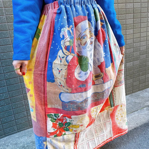 古着 ヴィンテージ vintage スカート パッチワーク ファブリック