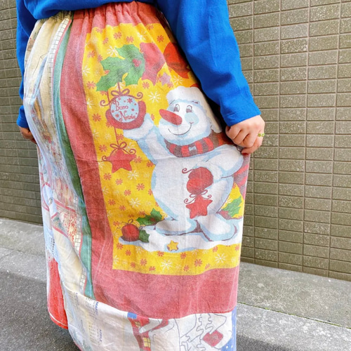 古着 ヴィンテージ vintage スカート パッチワーク ファブリック