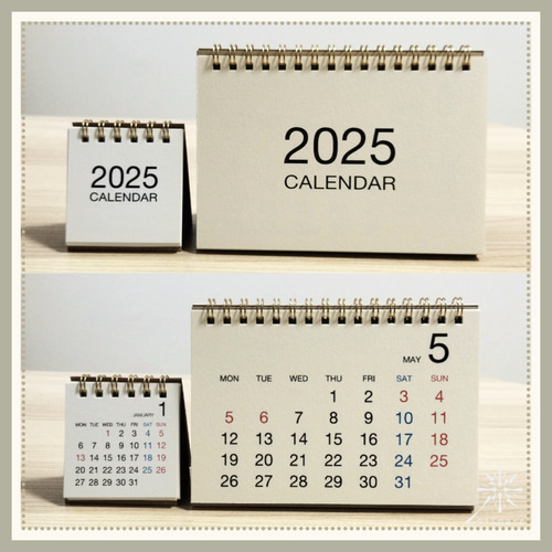 2025年 ミニ卓上カレンダー カレンダー silparc 通販 18409624 2025年 ミニ卓上カレンダー カレンダー silparc 通販 18409624