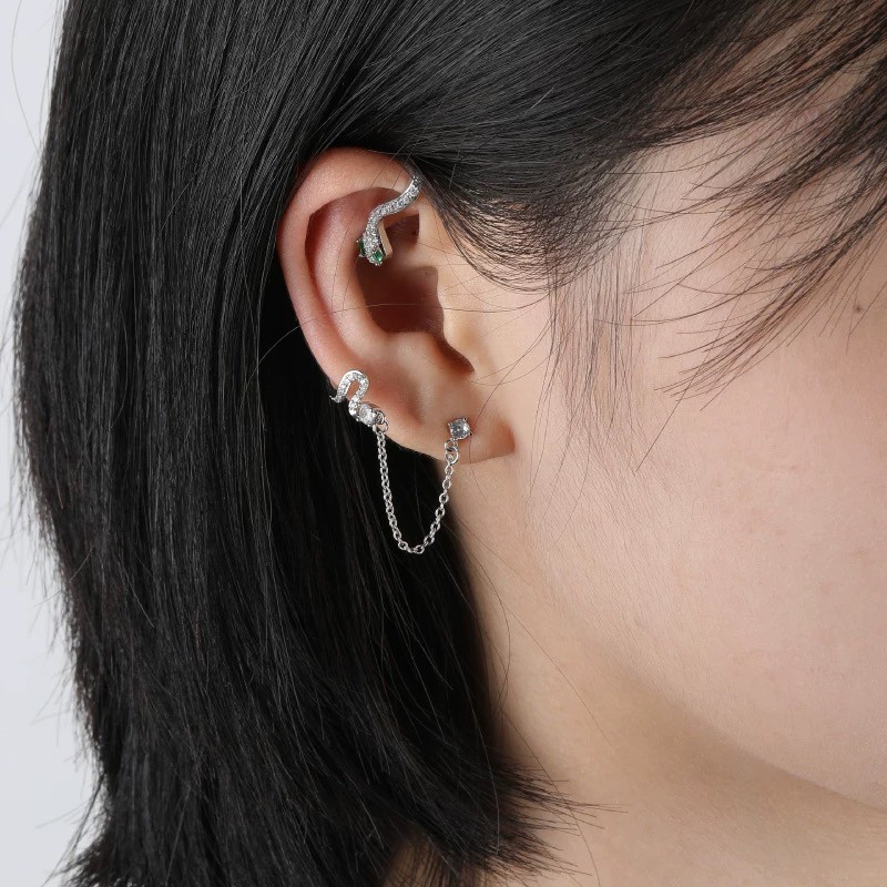ELCAMI / 蛇揺れピアス（EPS-085S/G） – Fuligo / Fuligoshed