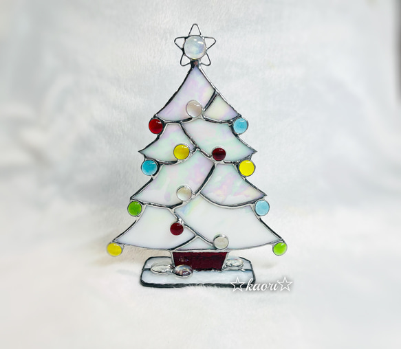 ステンドグラス ホワイトクリスマス - その他オンライン