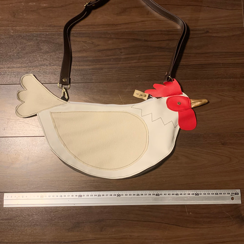 鳥 ニワトリ ショルダーバッグ 合皮 ショルダーバッグ 鳥吉ー